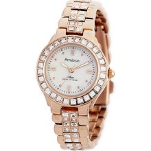 Armitron Ladies Gold Rose Crystal Watch