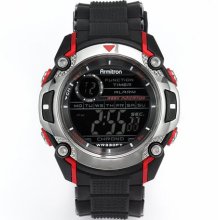 Armitron Men's Digital Sport Watch, Black Resin Band