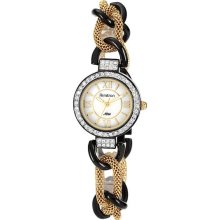 Armitron Now Womens Two-Tone Chain Bracelet Watch