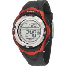 Armitron Women's 456974red Chronograph Black With Red Accents Digital Sport