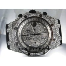 Audemars Piguet Royal Oak Offshore Mens Full Pave' Wg