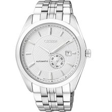 Authentic Citizen Automatic Stainless Steel Wr Men's Dress Watch Nj0030-58a