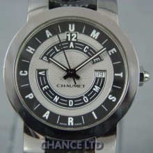 Authentic Mens Mid Size Chaumet Wrist Watch In Need Of Repair