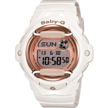 Baby-G Pink Dial Digital Watch, 46mm x 42mm White