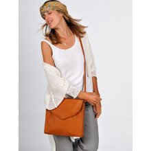 BARCELONA. Leather crossbody bag. Tan leather crossbody bag.