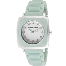 Bcbg Watch Bg8277 Women's Elite White Dial Light Blue Polyurethane