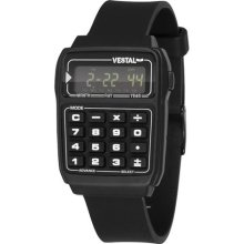 BLACK/BLACK DATAMAT by Vestal Watch, OS