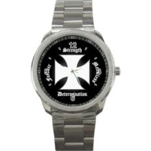 Black Label Society Cross Unisex Sport Metal Watch