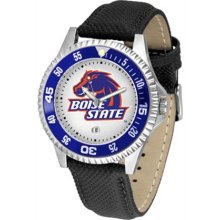 Boise State Broncos BSU Mens Leather Wrist Watch