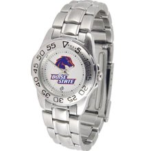 Boise State Broncos BSU Womens Steel Sports Watch