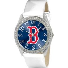 Boston Red Sox Game Time Glitz Wrist Watch (b)