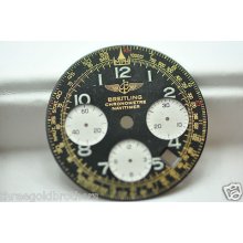 Breitling Black Chrono Navitimer Dial