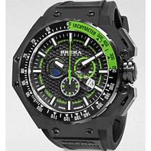 Brera Orologi Gran Turismo Chronograph Watch - Black-Green