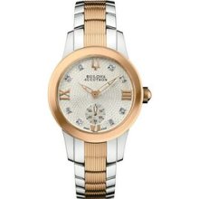 Bulova Accutron Ladies Diamond Bracelet Masella Watch W/ 8 Diamonds