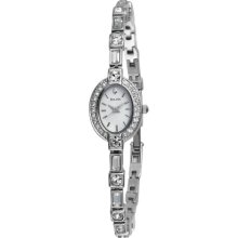 Bulova Ladies Diamond Dress Watch & Necklace 96t49