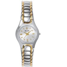 Bulova Womens Bracelet Collection Two Tone Watch - 98T84