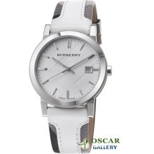 Burberry Classic Bu9019 Mens Leather Watch 2 Years Warranty