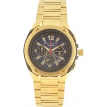 BWC107 Ballistic Mens Cyclone Chronograph Blue Gold Watch