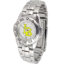 California State Long Beach Sport Steel Band-Ladies Watch