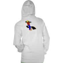 Cameraman Womens Pullover Hoodie (Back)