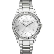 Caravelle By Bulova Women's 43l113 Swarovski Crystal Accented Bracelet Watch