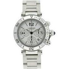 Cartier Men's W31089M7 Pasha Seatimer Chronograph Watch