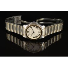 Cartier Santos Ronde Cougar Mid Size 18 K/Ss