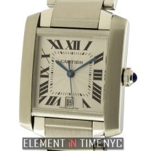 Cartier Tank Collection Tank Francaise Stainless Steel Large 28mm