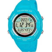 Casio Blue Resin Unisex Watch Collection Lws200h-2aef