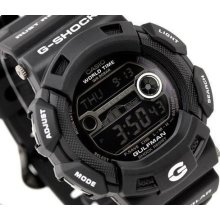 Casio G-shock Gulfman, Solar, Gr9110bw Gr-9110bw-1dr, All Black, Limited Model