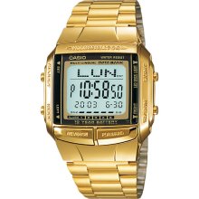 Casio Telememo Unisex Gold Plated Watch DB360G DB-360G-9A