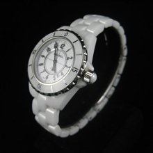 Chanel J12 White Ceramic Watch 33mm