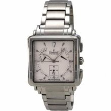 Charmex Men's Le Mans Retro Steel White Dial Chronograph Watch 2235