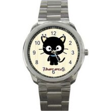 Chococat Cute Sport Metal Mens Watches Stainless Steel Fashion Hot Gift