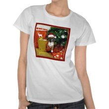 Christmas boxer puppy Tshirt