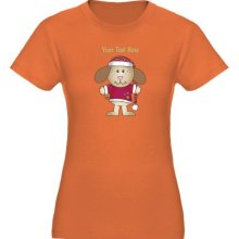 Christmas Puppy Womens T-Shirt