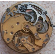 Chronograph Pocket Watch Movement 42,5 Mm. In Diameter To Restore