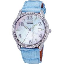 Citizen Eco-drive Eo1000-01d Ladies Watch Genuine Leather Band Mother Of Pearl