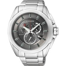 Citizen Eco-drive Sapphire Chronograph Gents Made In Japan Watch At0821-59h