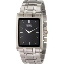 Citizen Eco-Drive Stiletto Black Dial Men's watch #AR3030-50E