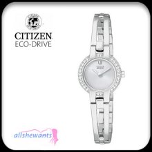 Citizen Eco-drive Watch For Women Silver Silhouette Ew9990-54a