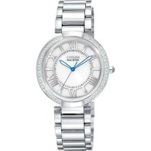 Citizen Ladies D'orsay Diamond Em0100-55a Brand Large Face Roman Numeral