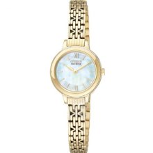 Citizen, Ladies Eco-Drive Analogue Watch Ex1022-52D With Mother Of Pearl Dial And Manicure Friendly Clasp