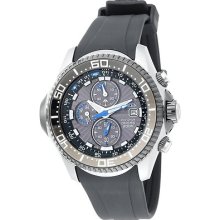 Citizen Men's Bj2115-07e Eco-drive Depth Meter Chrono Imperial Rubber Dive Watch