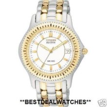 Citizen Men's Ecodrive Riega 2tone Bm6254-51a$295