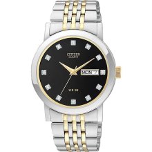 Citizen Men's Two-Tone Crystal Accent Watch