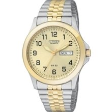 Citizen Mens Two-tone Expansion Band Watch Bf0574-92p