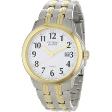 Citizen Watch, Men's Easy Reader Eco-Drive Two-Tone Stainless Steel Bracelet 39mm BM7094-50A