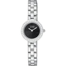 Citizen Watches Eco-Drive Silhouette Crystal Women's Watch Stainless S