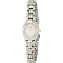 Citizen Women Ew9914-52a Eco Drive Two-tone Watch Cw24 Wrist Size 6 3/4